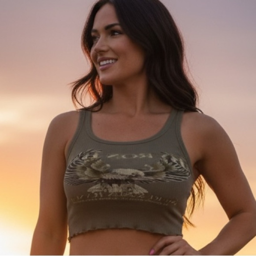 Spell & the Gypsy Graphic Crop Tank Byron bay